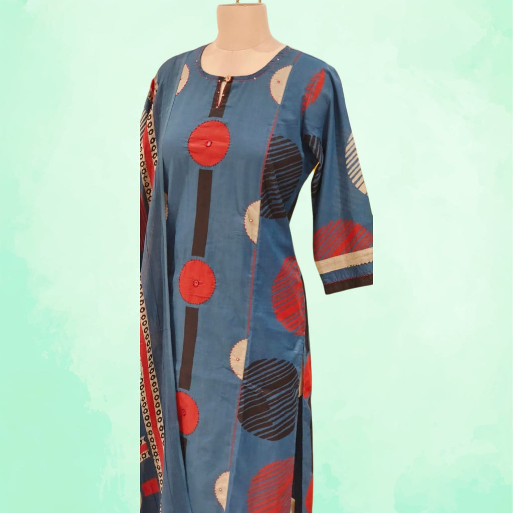 Pure Cotton Full Set with detailing work