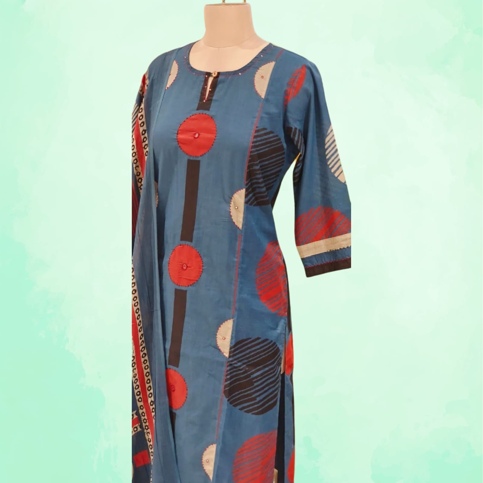 Pure Cotton Full Set with detailing work