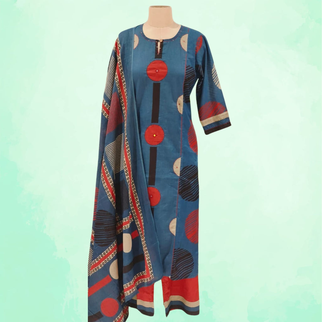 Pure Cotton Full Set with detailing work