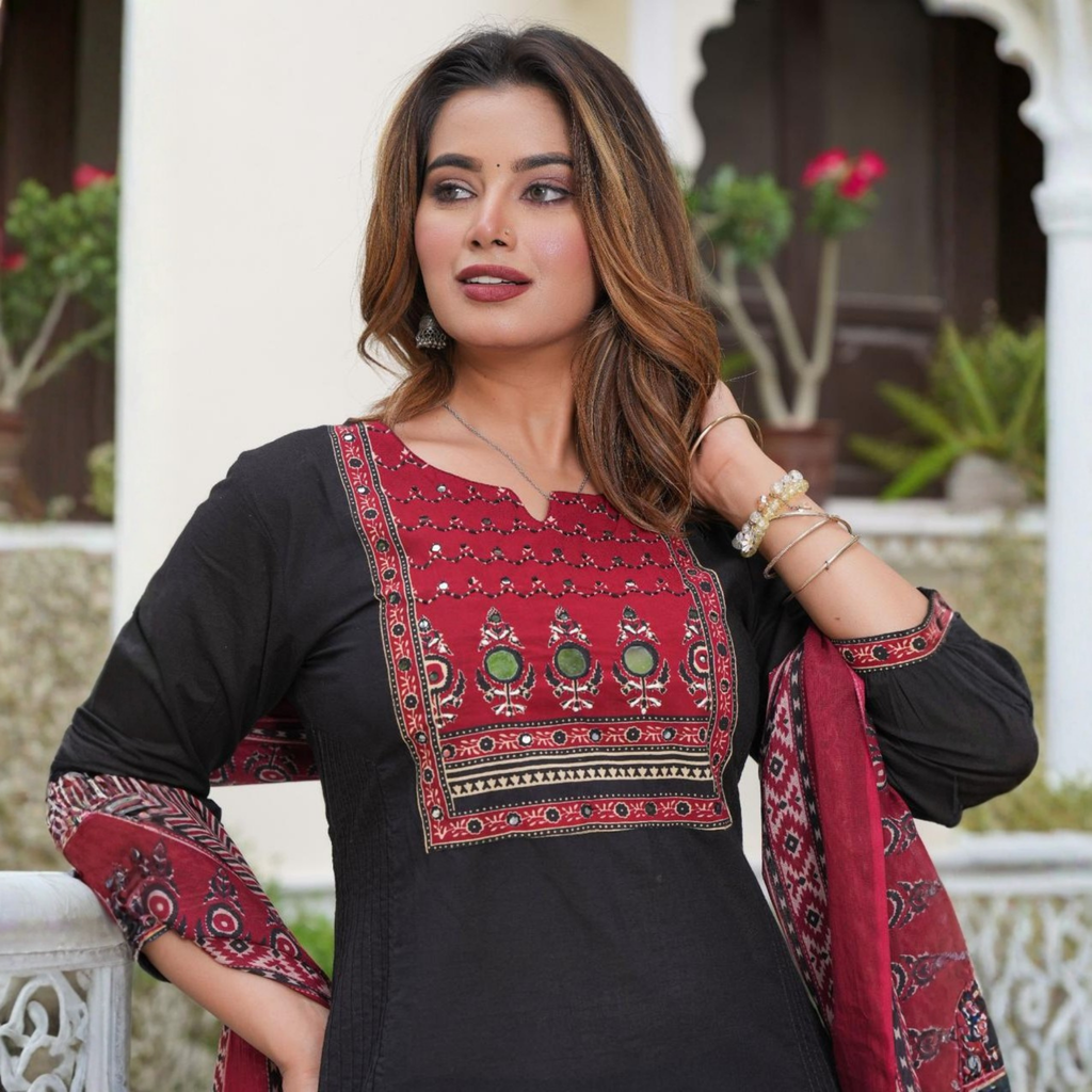 Full Set Straight fit Maroon