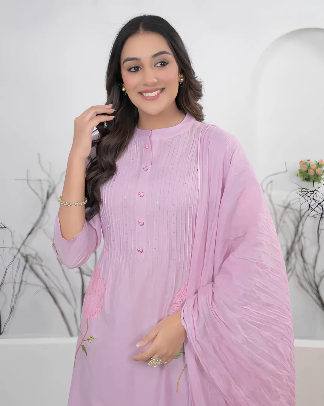 Pure Cotton 3 pc Set (A-line)