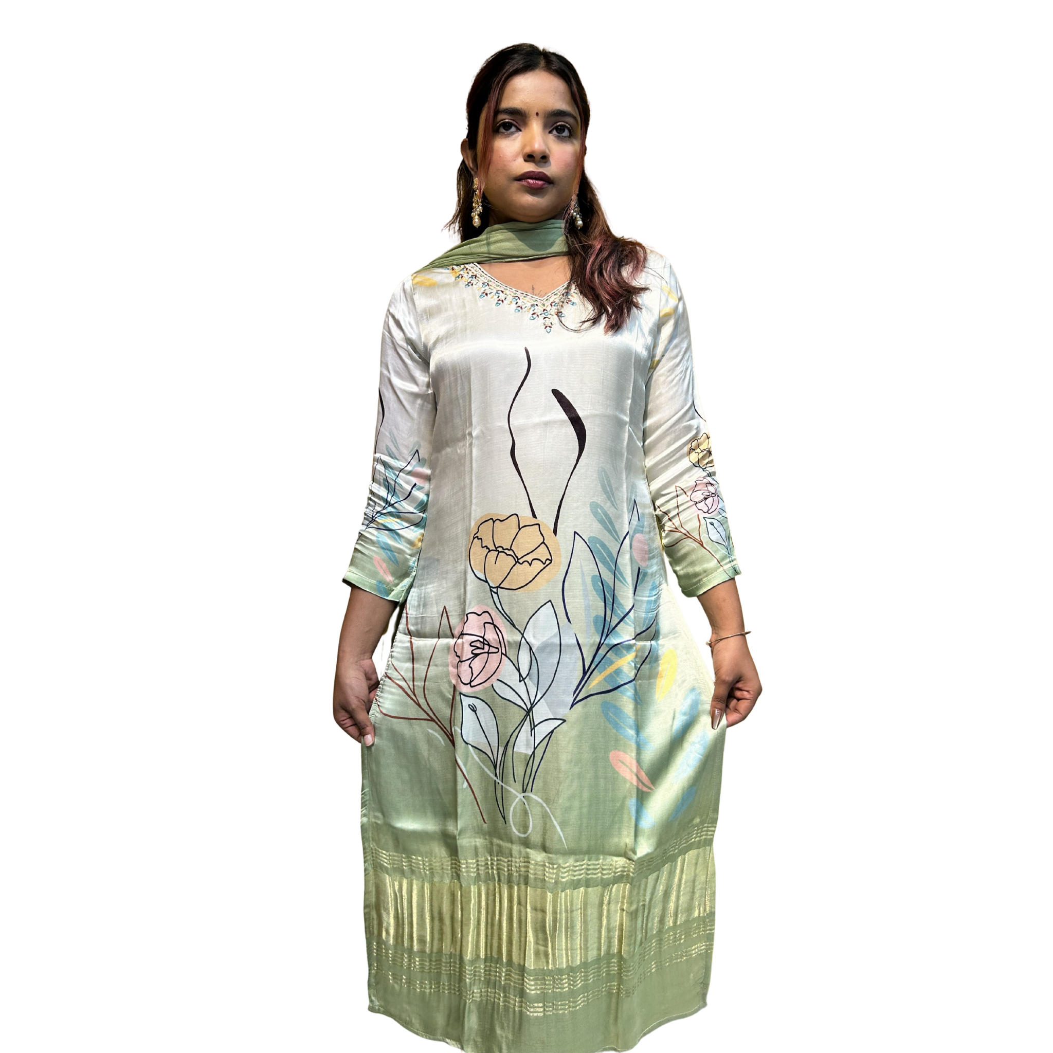 Full Set Straight fit Green