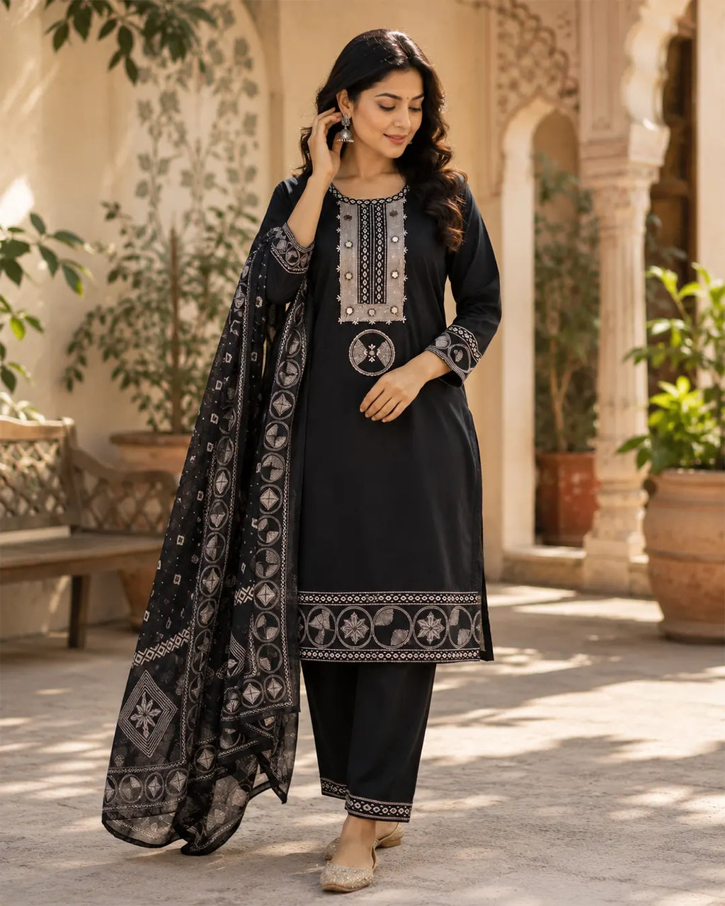 Cotton 3 Pc Set (Plus Size)
