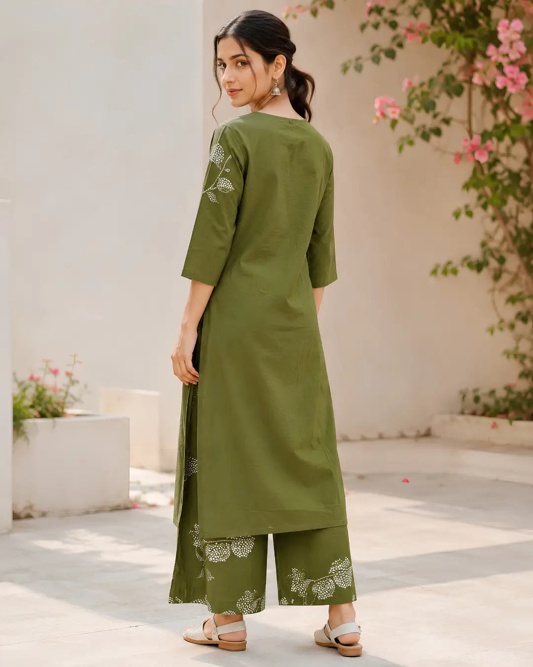 Pure Cotton Full Set with Aplique work