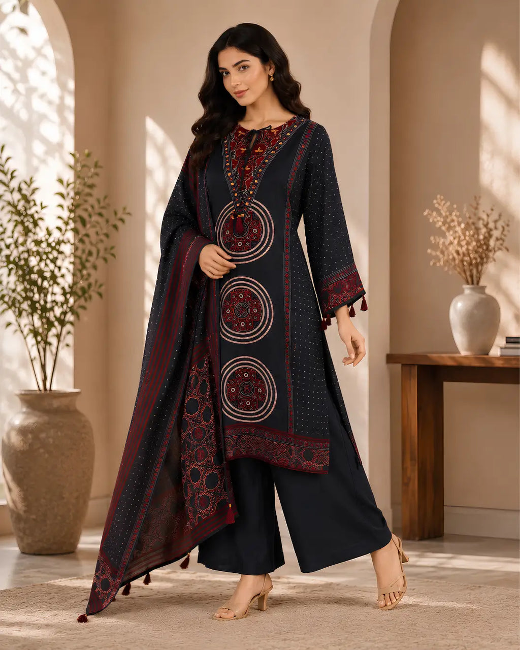 Pure Dola Silk 3 Pc Set