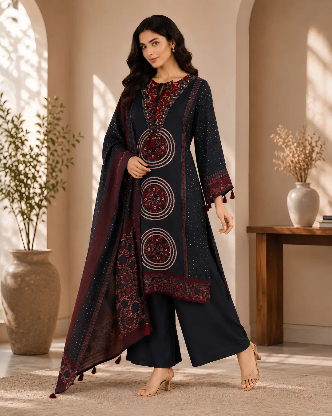 Pure Dola Silk 3 Pc Set