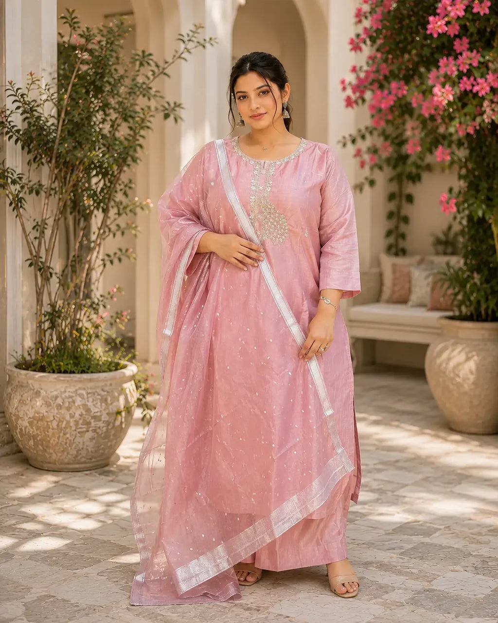 Full Set Straight fit Pink