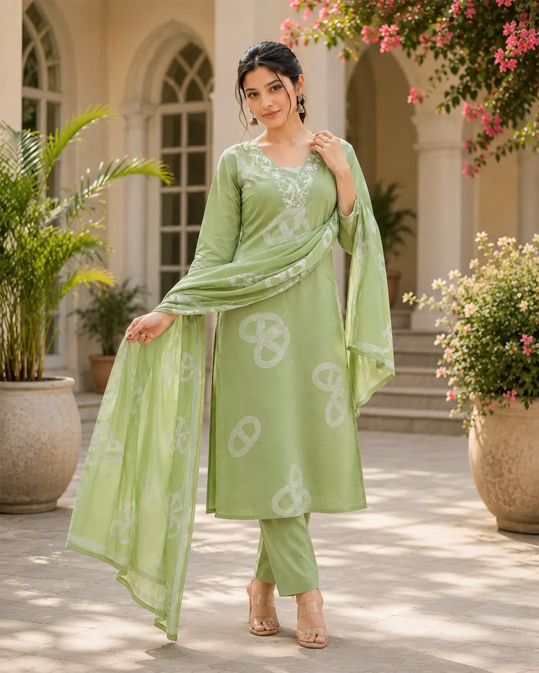 Full Set Straight fit Green