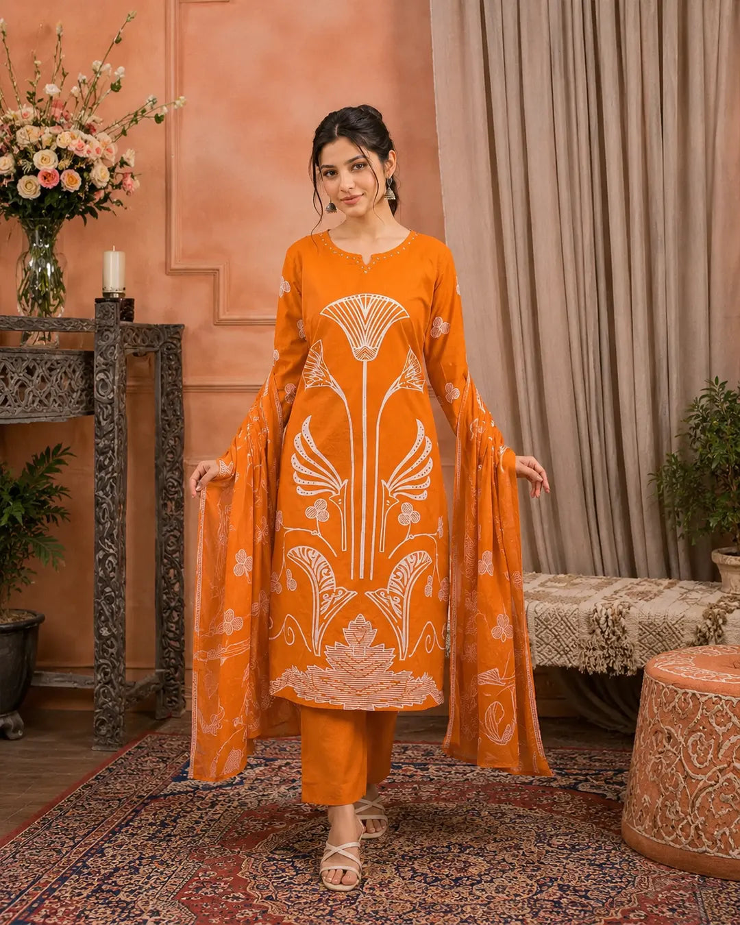 Full Set Straight fit Orange