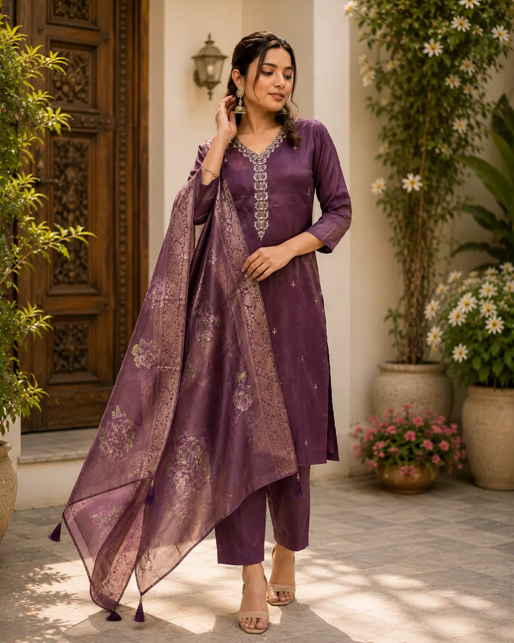 Full Set Straight fit Purple