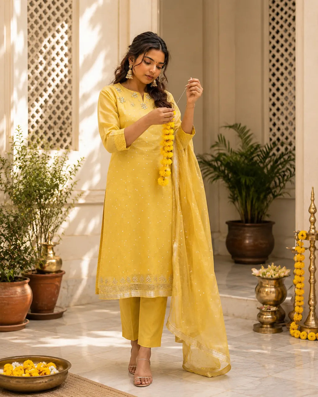 Full Set Straight fit Yellow