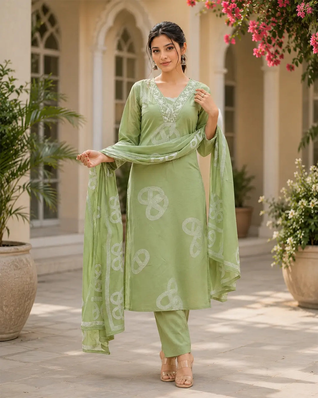 Full Set Straight fit Green
