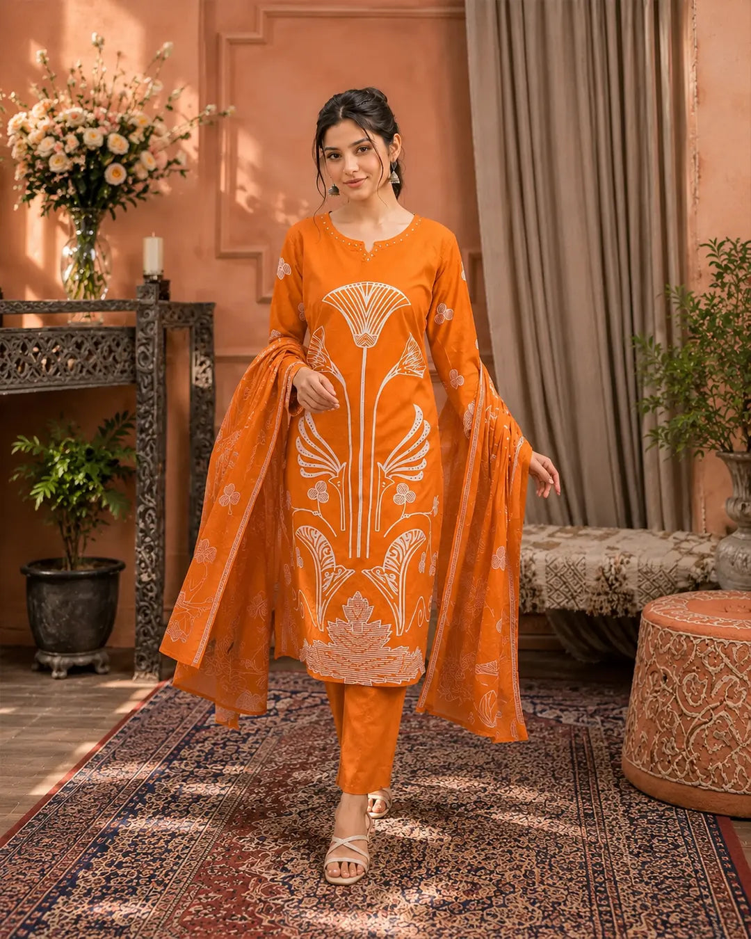 Full Set Straight fit Orange