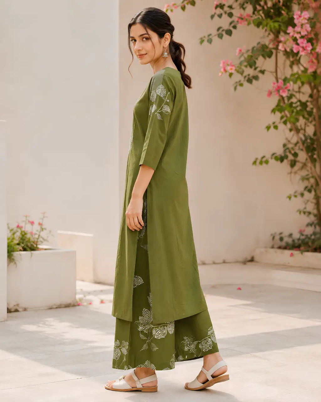 Pure Cotton Full Set with Aplique work