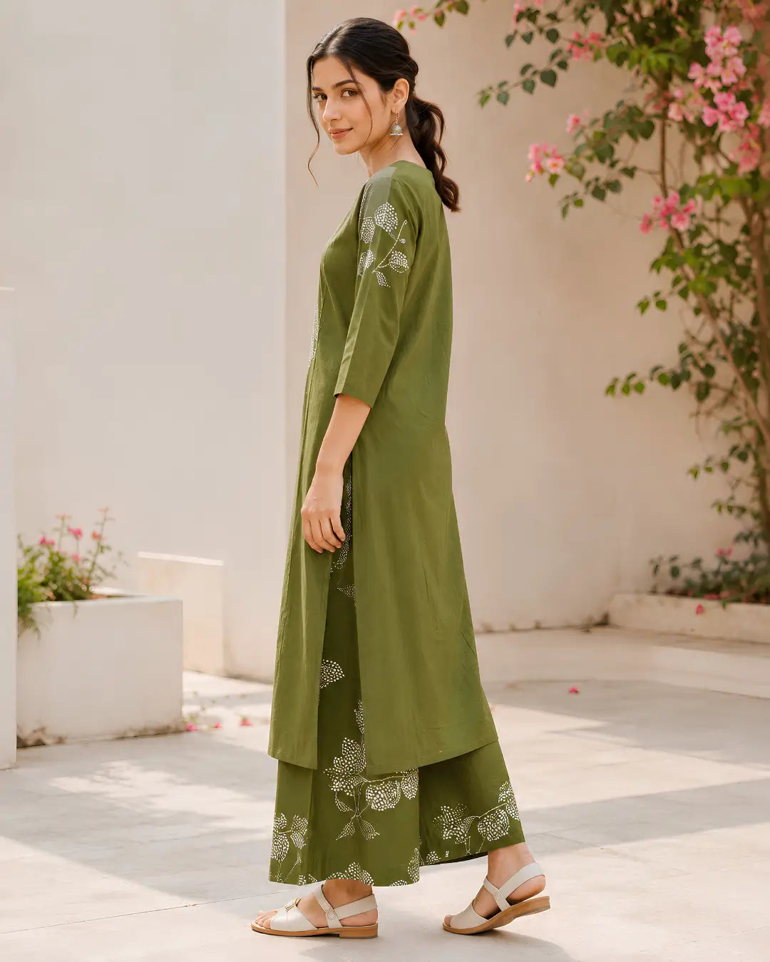 Pure Cotton Full Set with Aplique work