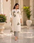 Kurti Pant Straight fit Cream