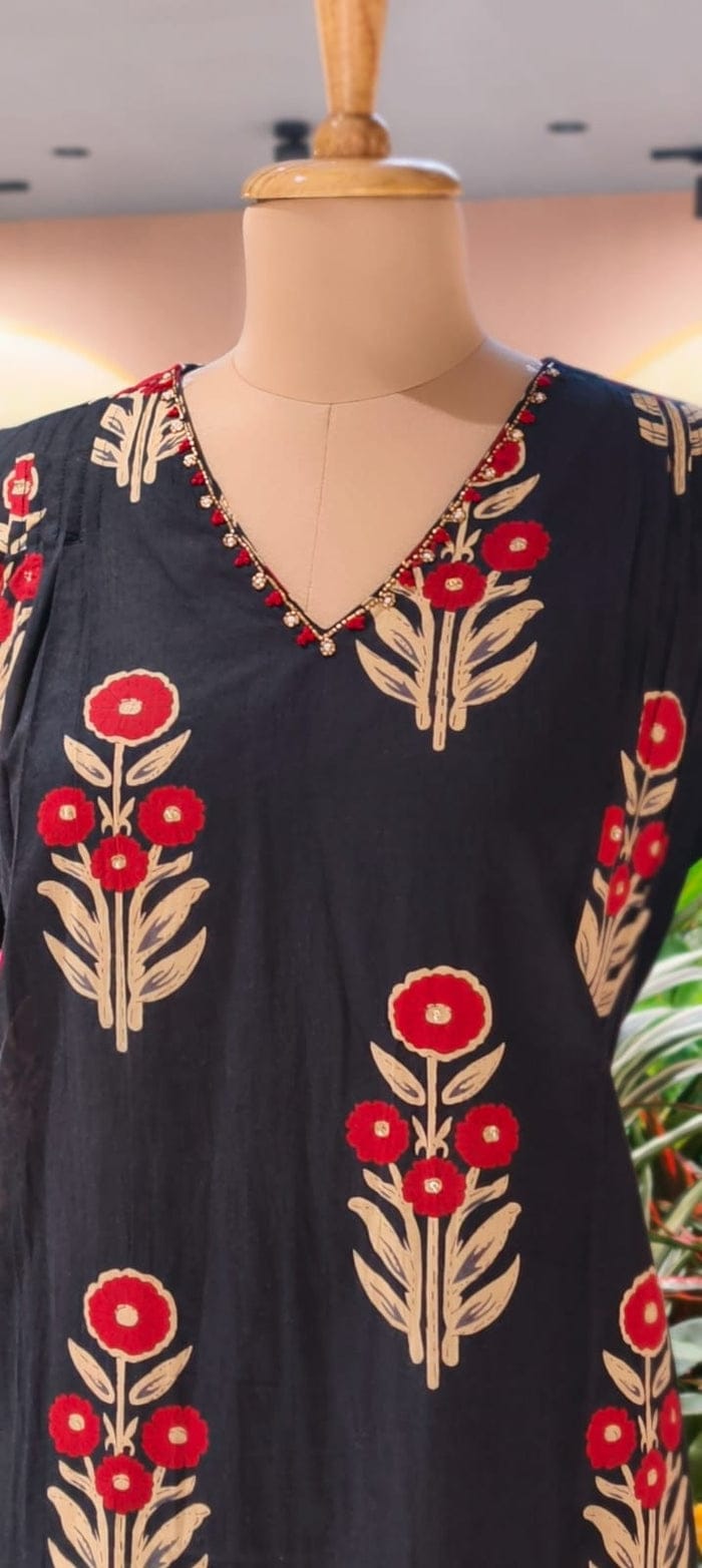 Pure Cotton Kurti Pant Set
