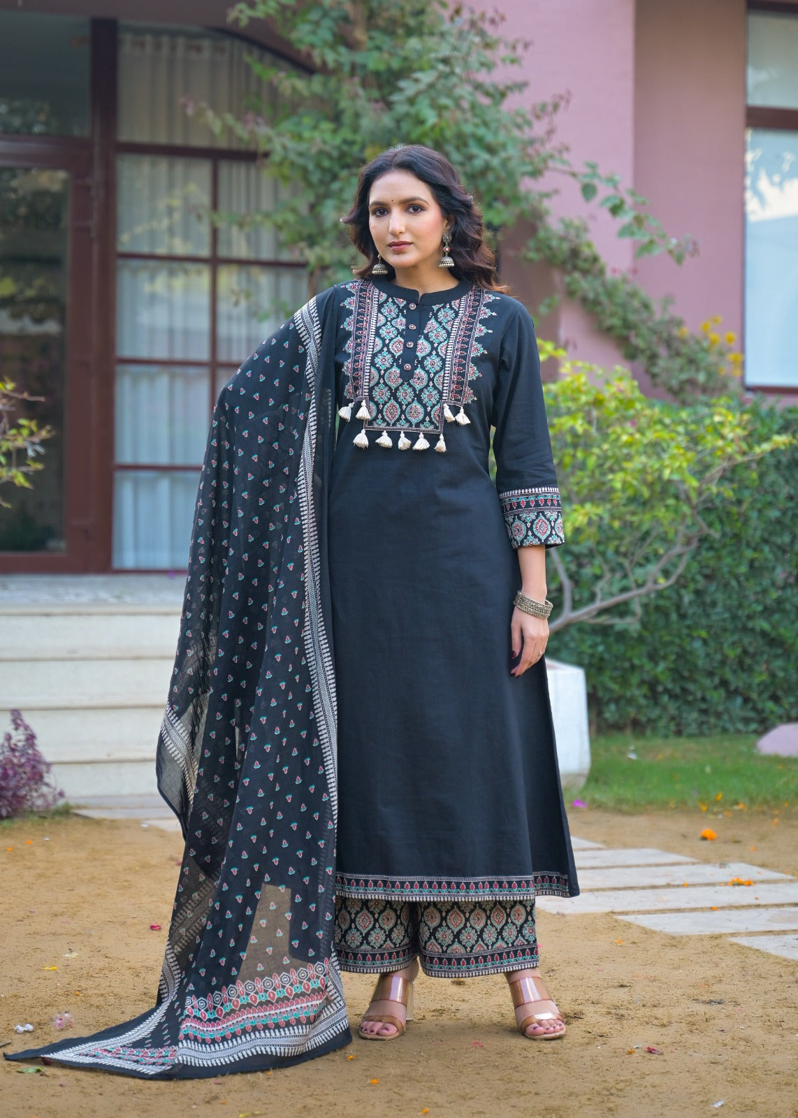 Pure Cotton 3 pc Set (A-line)