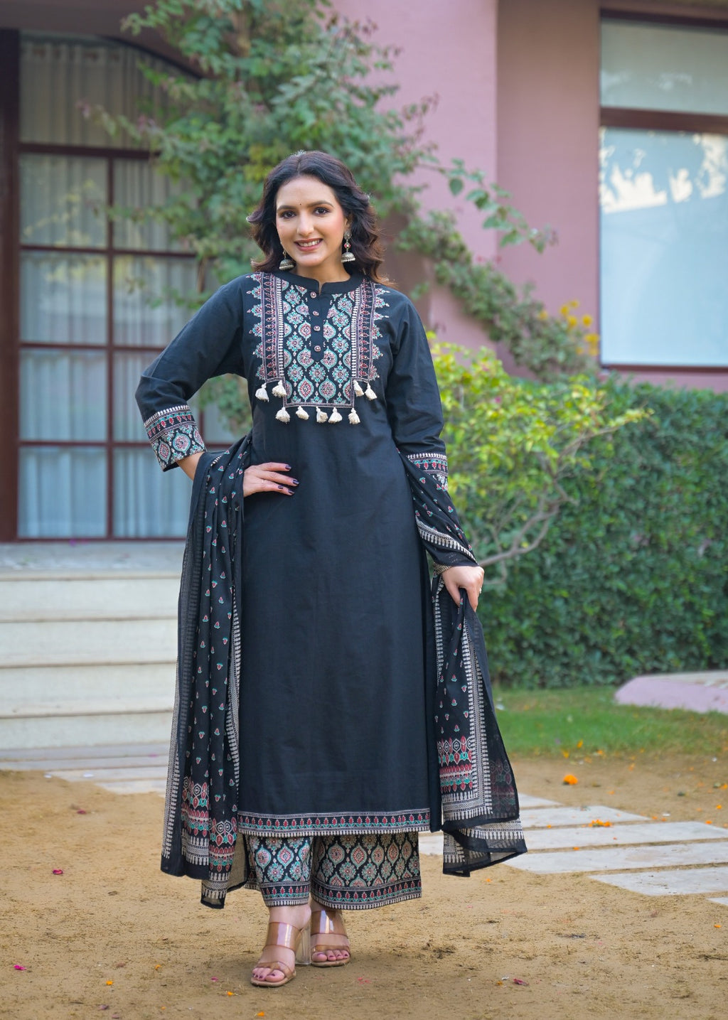Pure Cotton 3 pc Set (A-line)