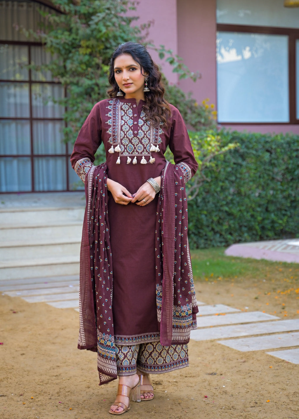 Pure Cotton 3 pc Set (A-line)