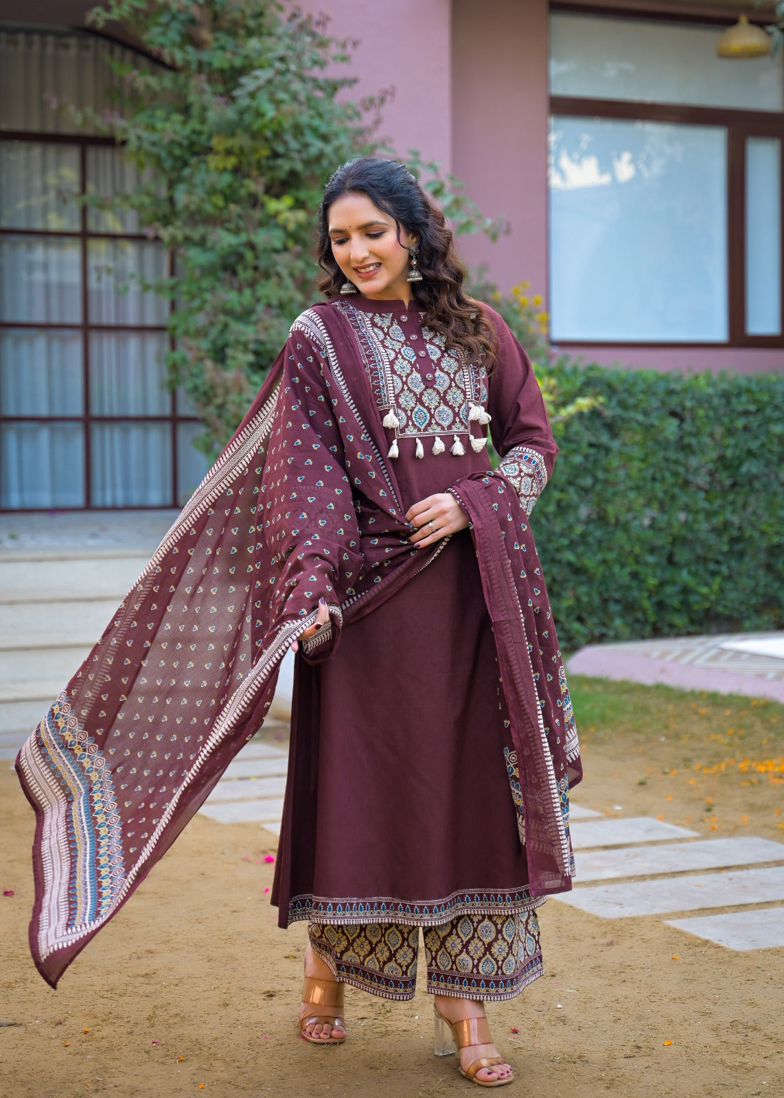 Pure Cotton 3 pc Set (A-line)