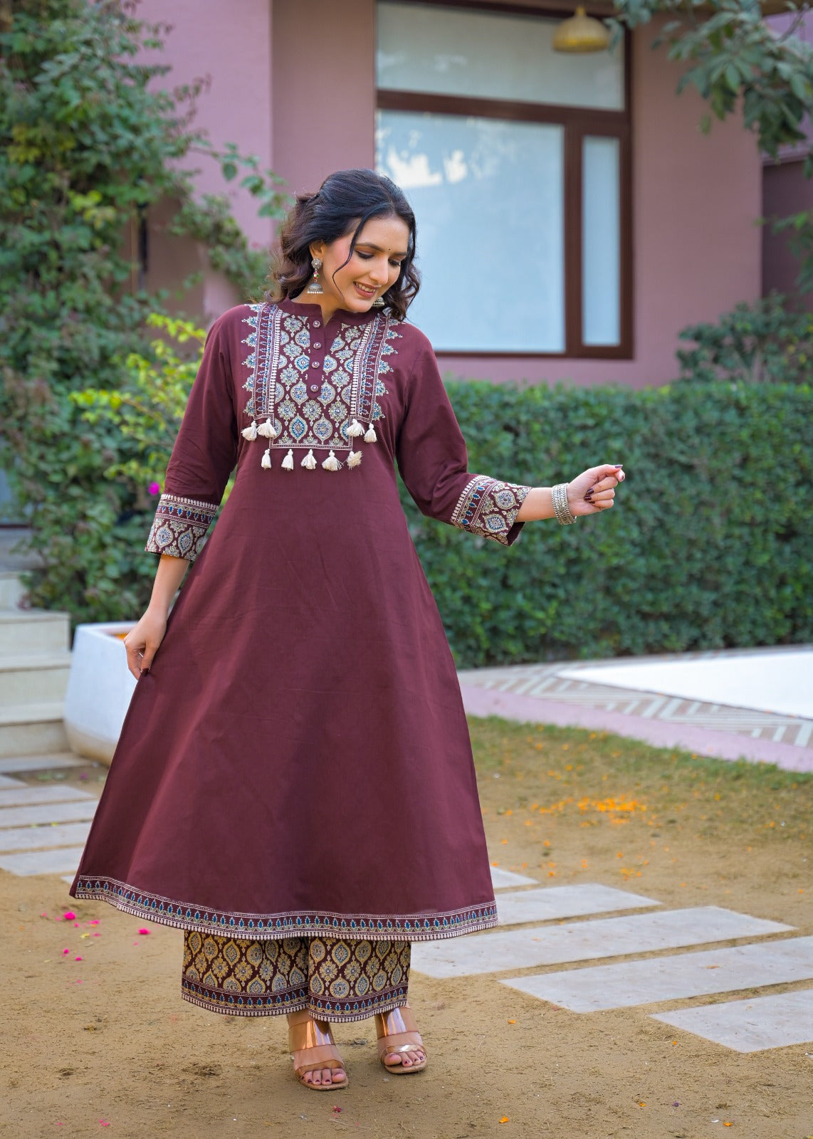 Pure Cotton 3 pc Set (A-line)