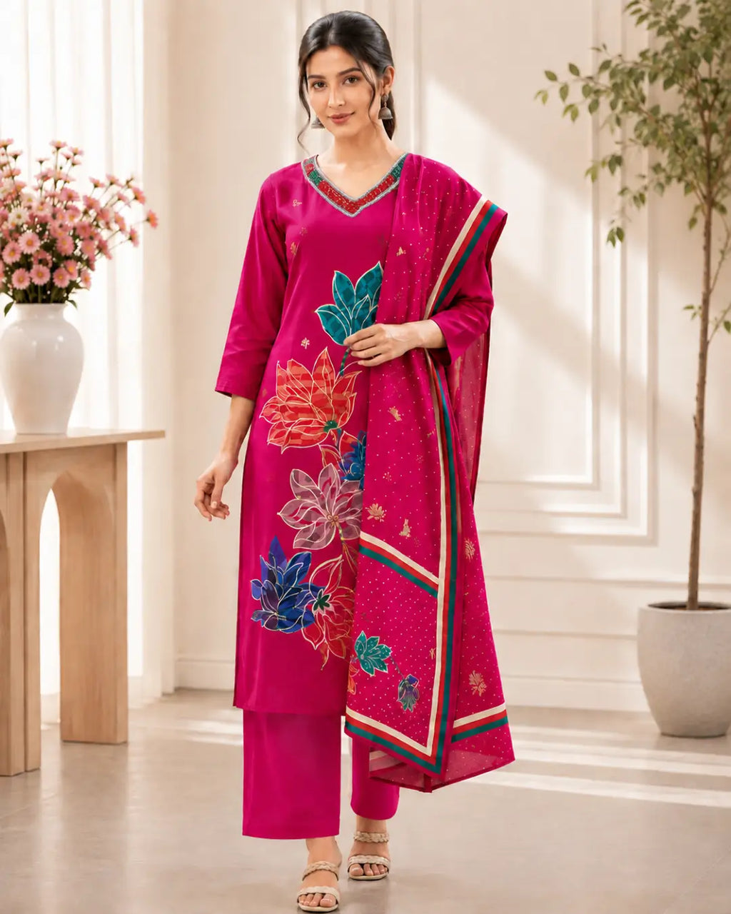 Muslin 3 pc set