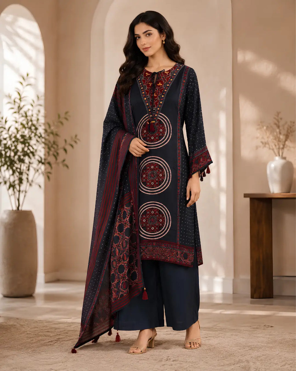 Pure Dola Silk 3 Pc Set