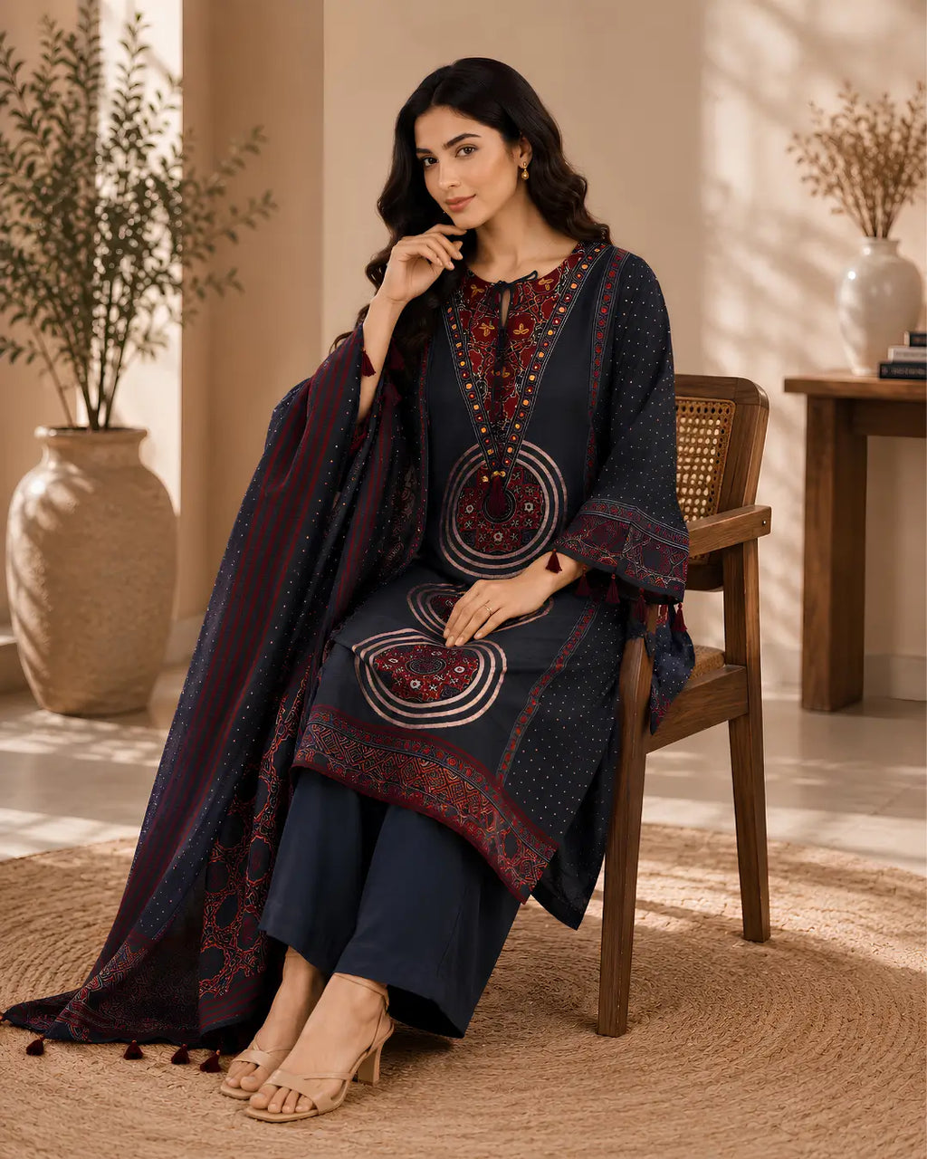 Pure Dola Silk 3 Pc Set