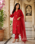 Pure cotton Full Set with Thread work