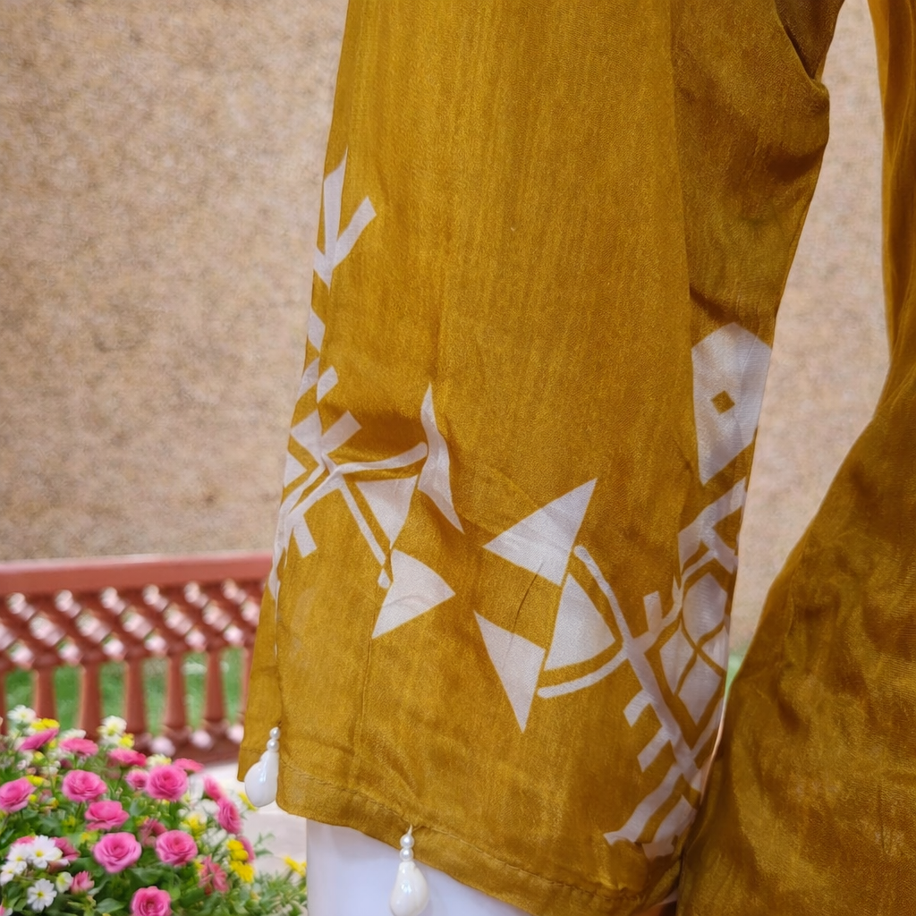 Pure Crepe Full Set with Mirror work