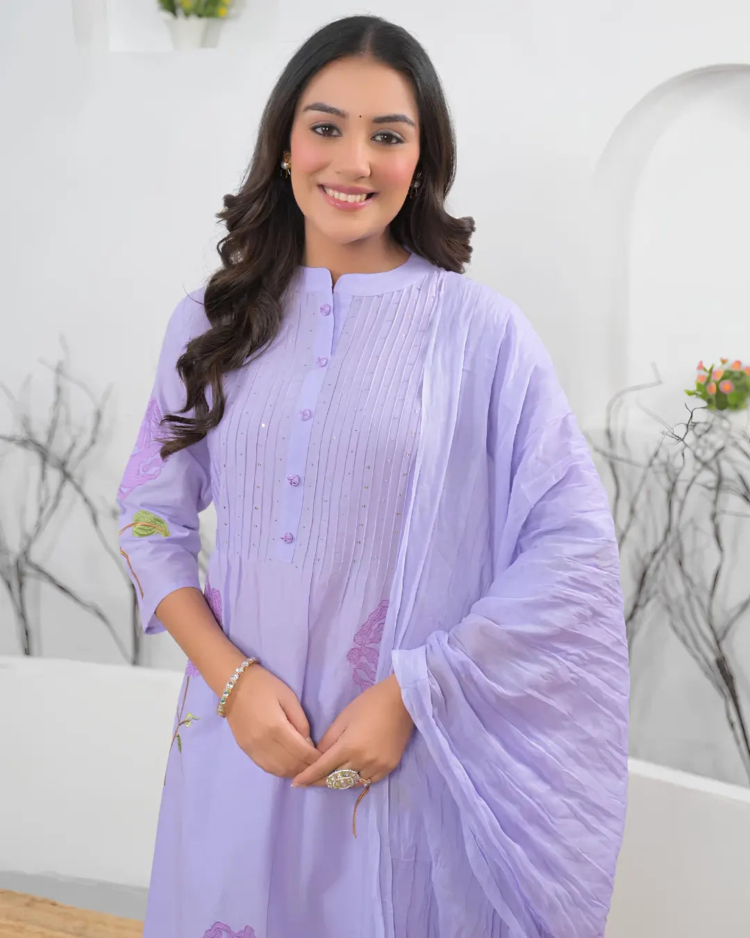Pure Cotton 3 pc Set (A-line)
