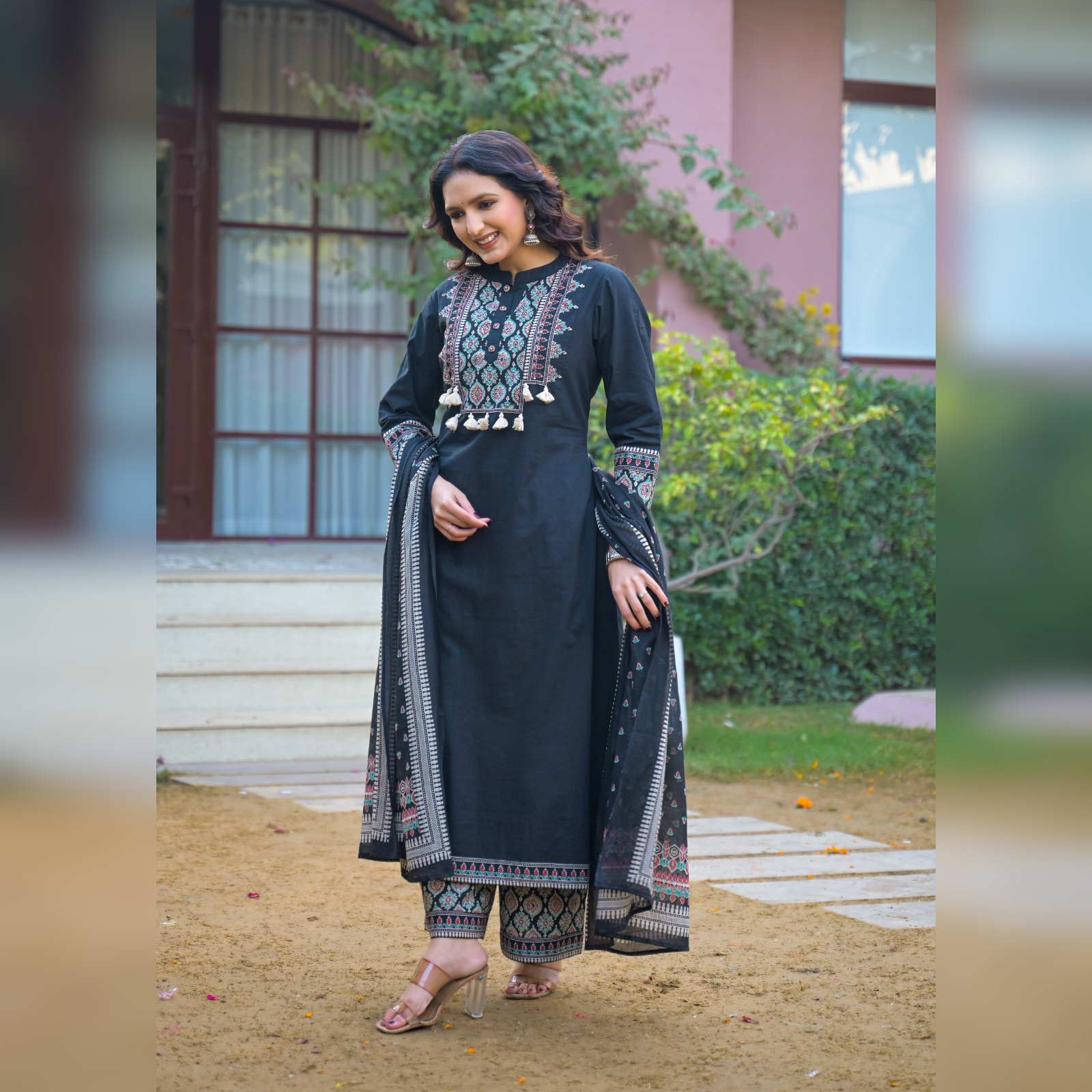 Pure Cotton 3 pc Set (A-line)
