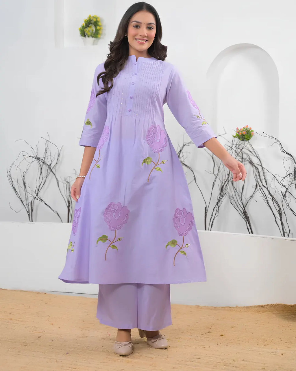 Pure Cotton 3 pc Set (A-line)