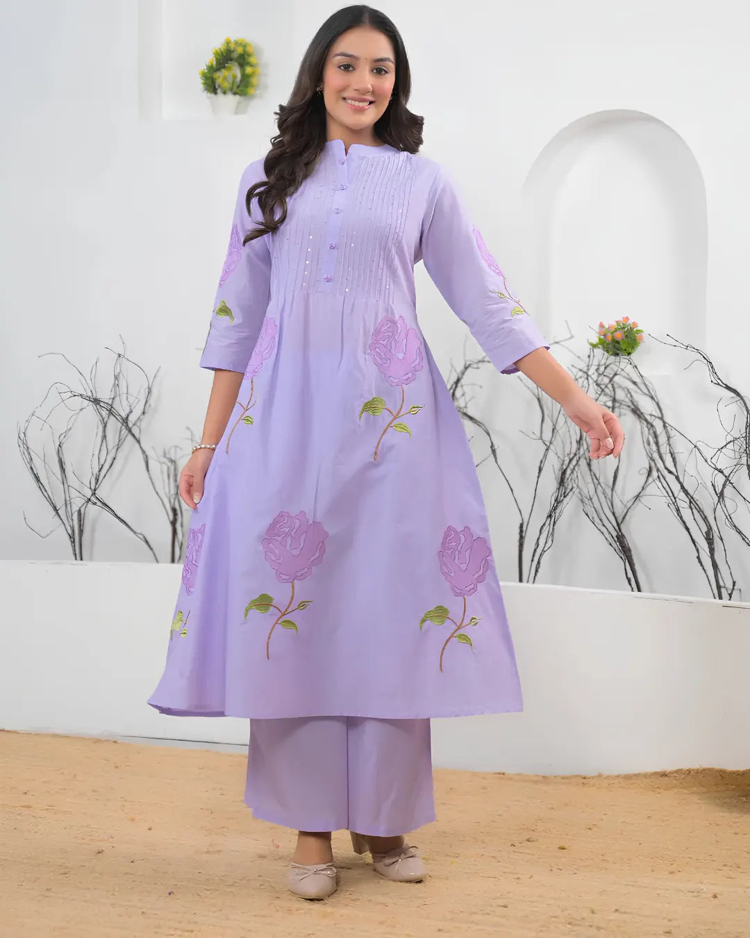 Pure Cotton 3 pc Set (A-line)