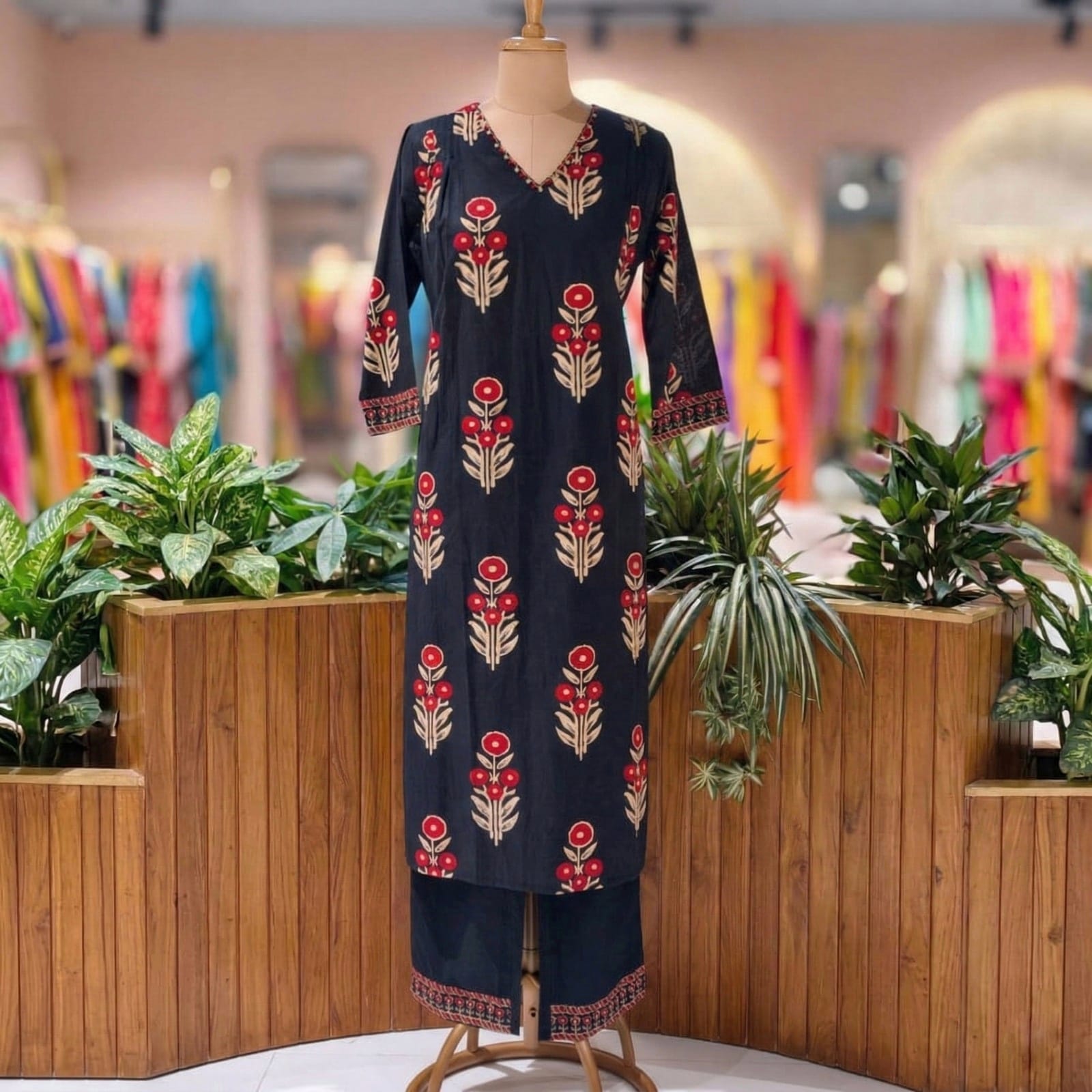 Pure Cotton Kurti Pant Set