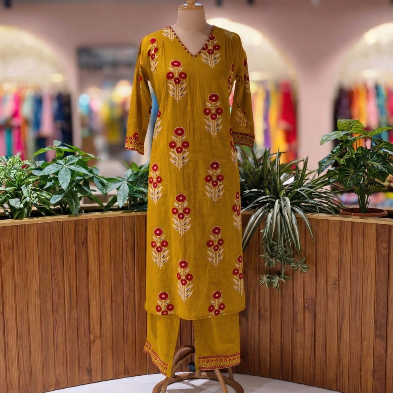 Pure Cotton Kurti Pant Set