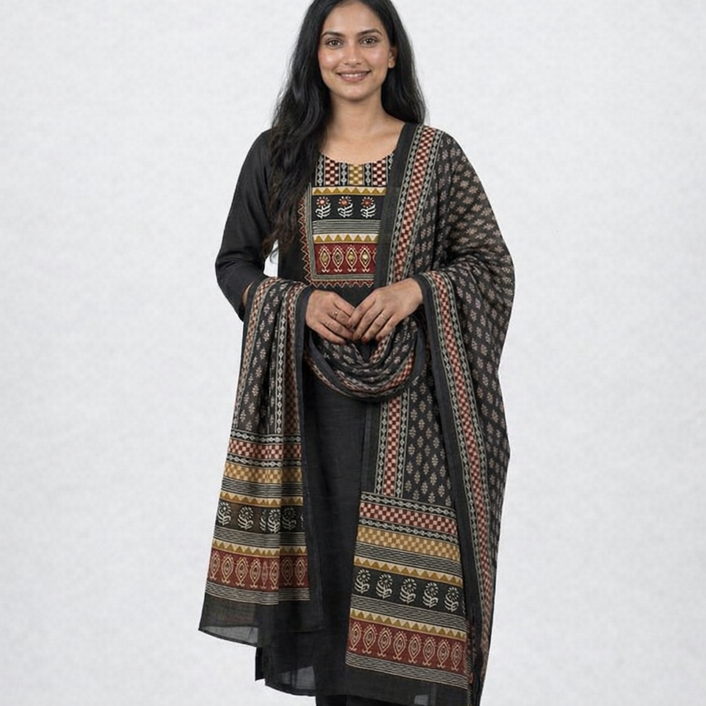 Pure Cotton 3 Pc Set