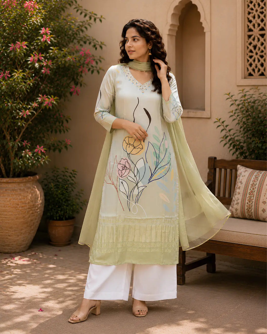 Full Set Straight fit Green